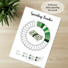 Printable spending tracker monthly printable journal page in A4, A5 and US Letter size