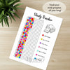 Printable study tracker journal page in A4, A5 and US Letter size