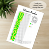 Printable vitamin tracker printable journal page in A4, A5 and US Letter size